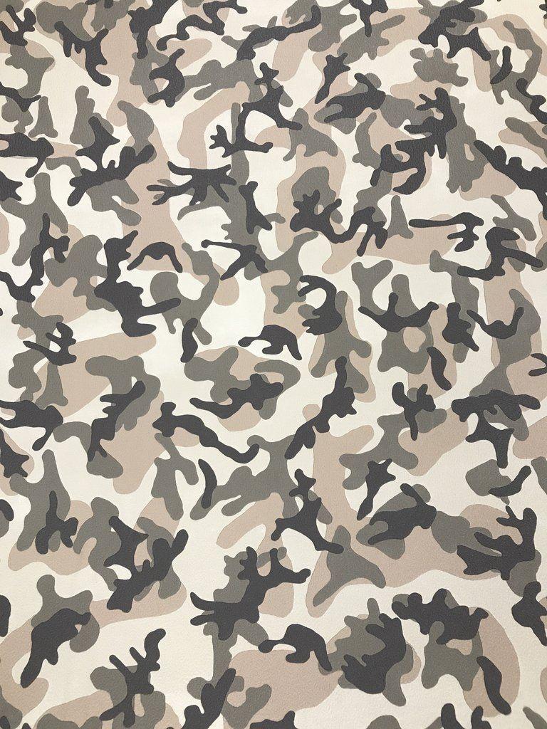 Sweet & Cool Camouflage Brown Wallpaper