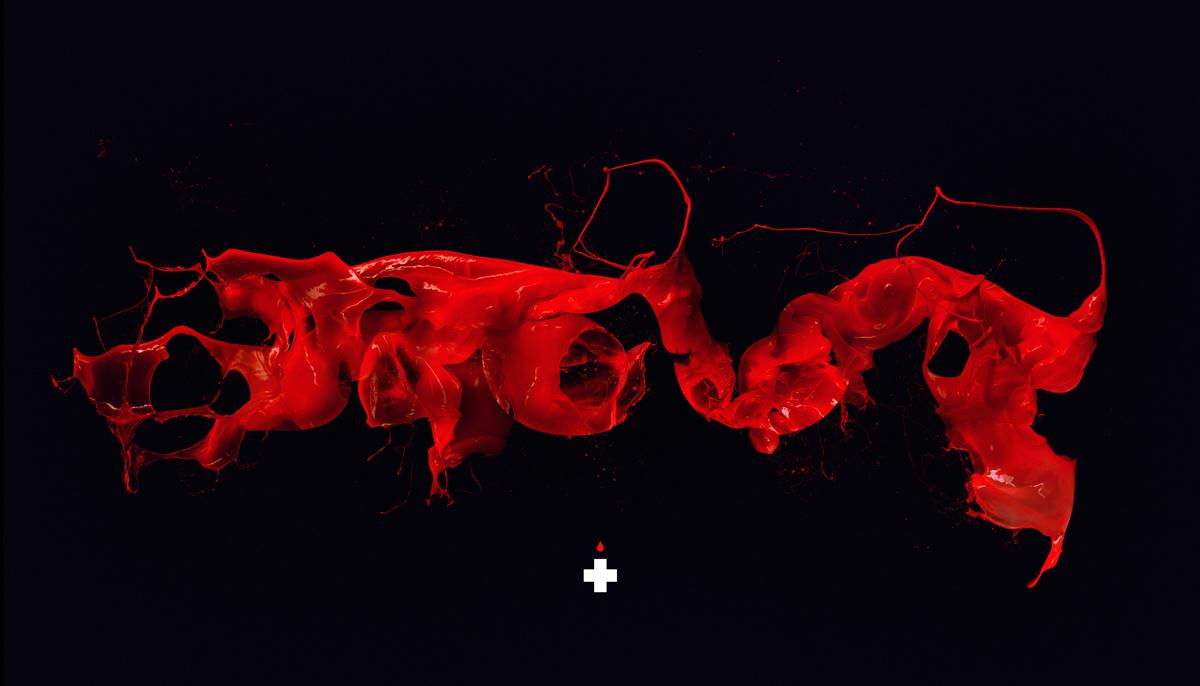 Blood Splash White Cross wallpaper from Blood wallpaper