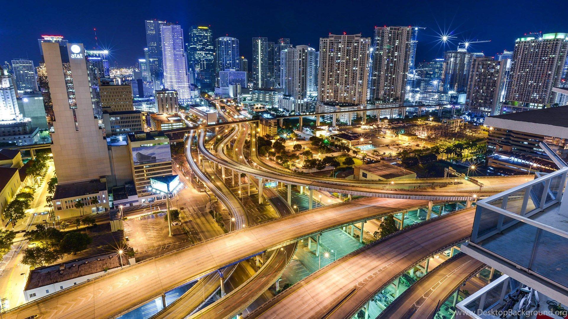 Downtown Miami Wallpaper Desktop Background