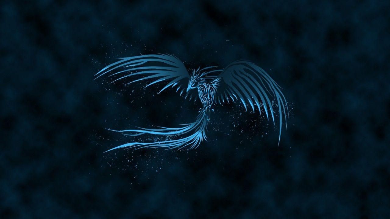 Blue Phoenix wallpaper. Blue Phoenix