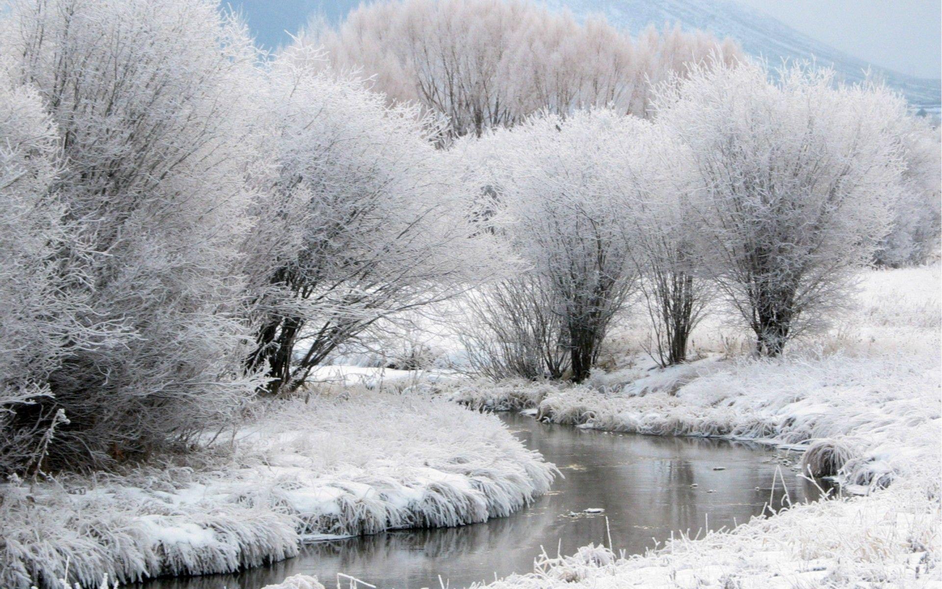 Landscapes nature winter snow wallpapers