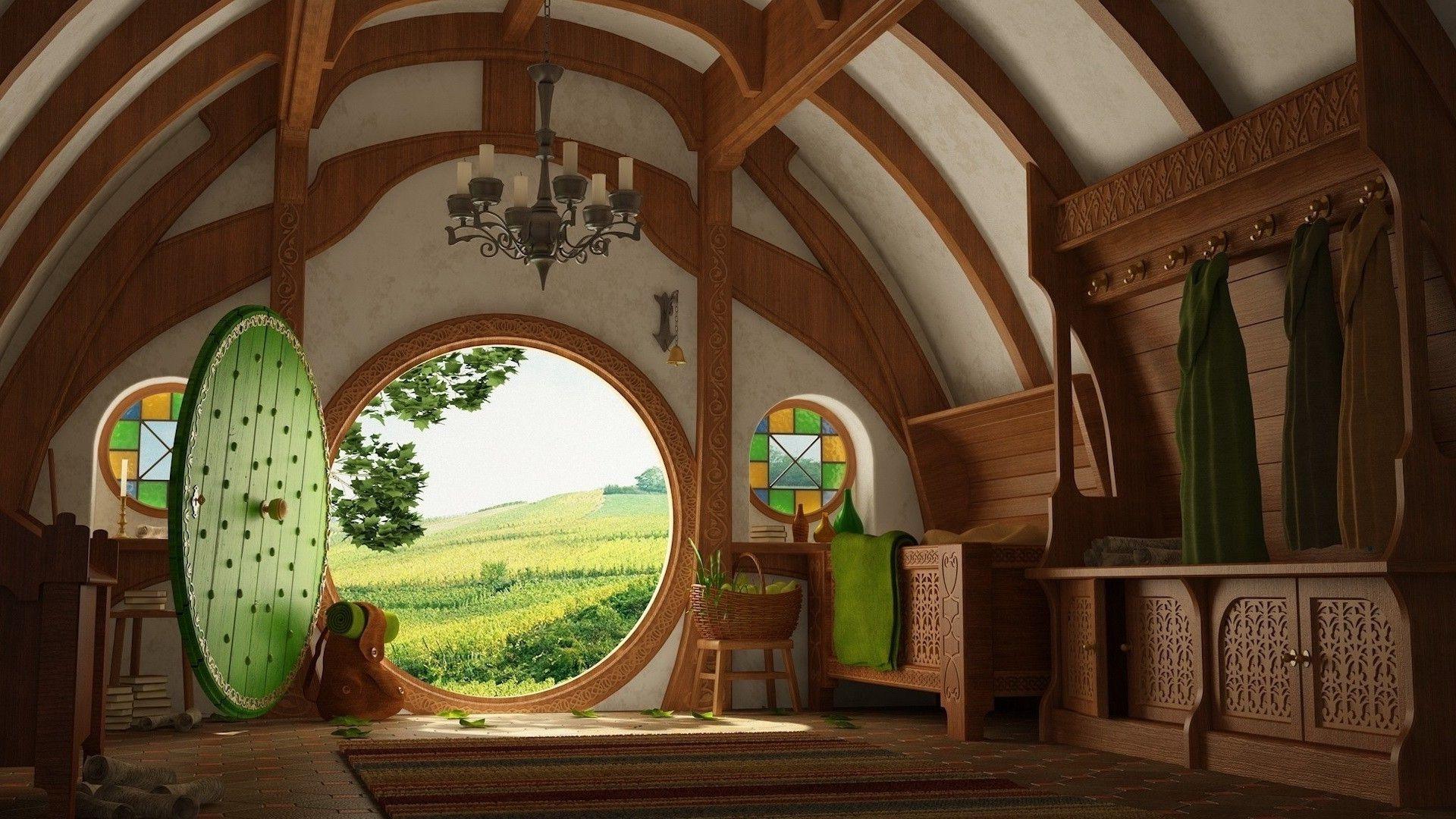 The Lord Of The Rings, Bag End, The Shire, Interiors, House