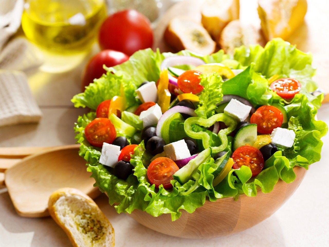 Salad Greek Vegetables Food wallpapers