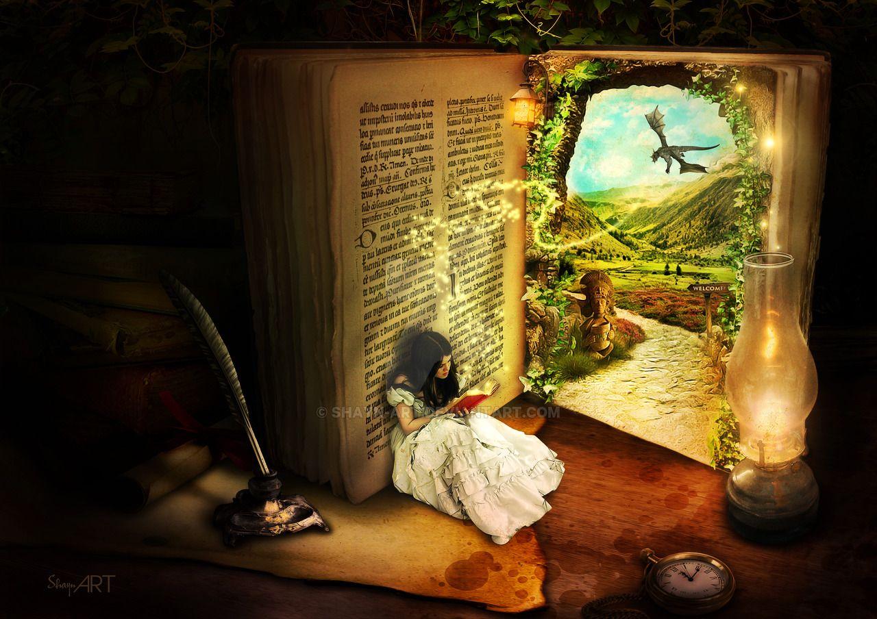 Fantasy Book Wallpaper and Background Image