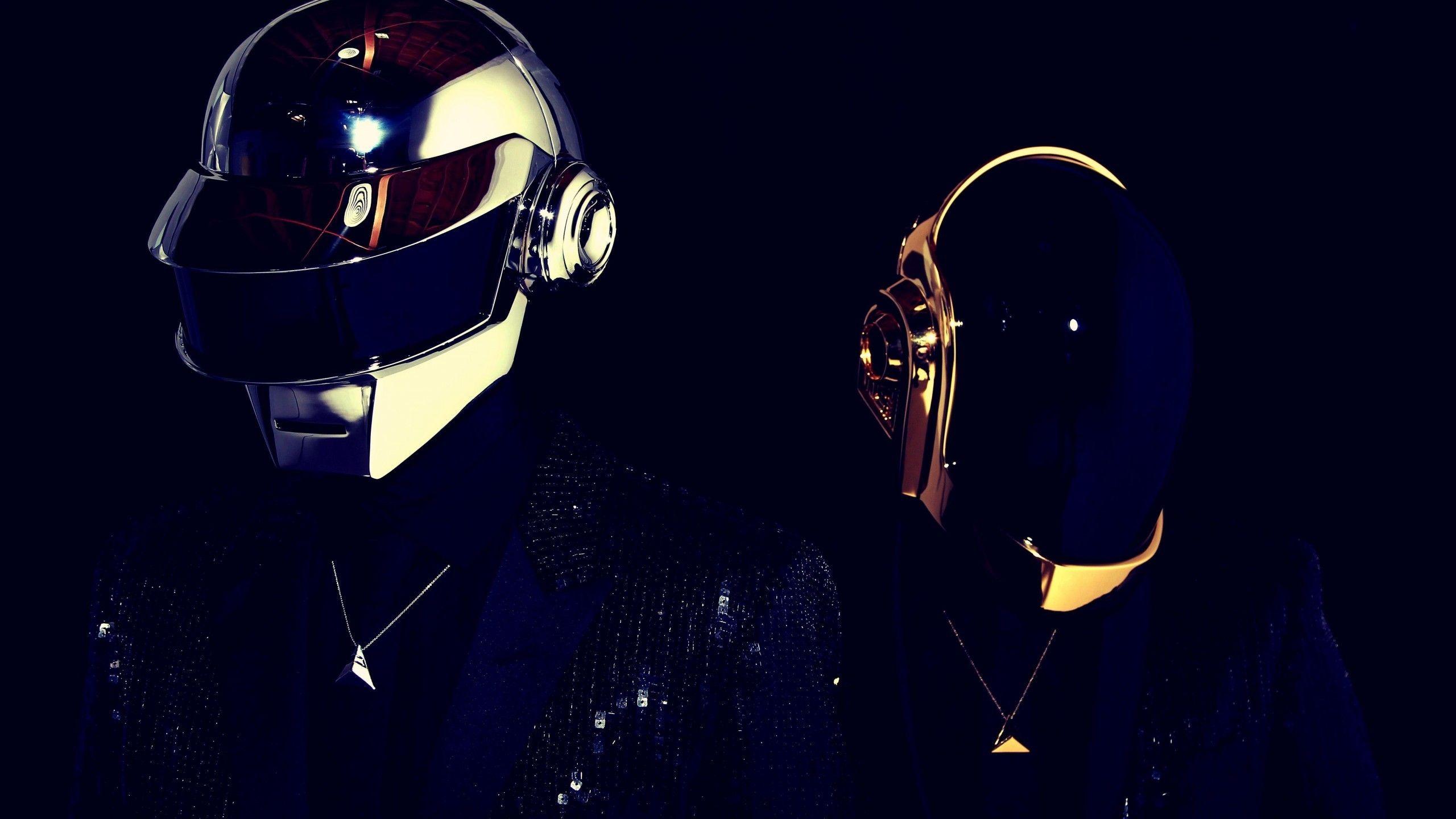 Download 2560x1440 Daft Punk, Music, Electronic Music, Mask