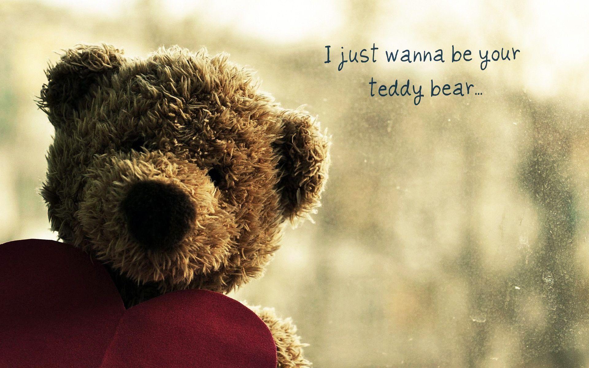 Teddy Bear Cute Funny Wallpaper Download. all things are bright