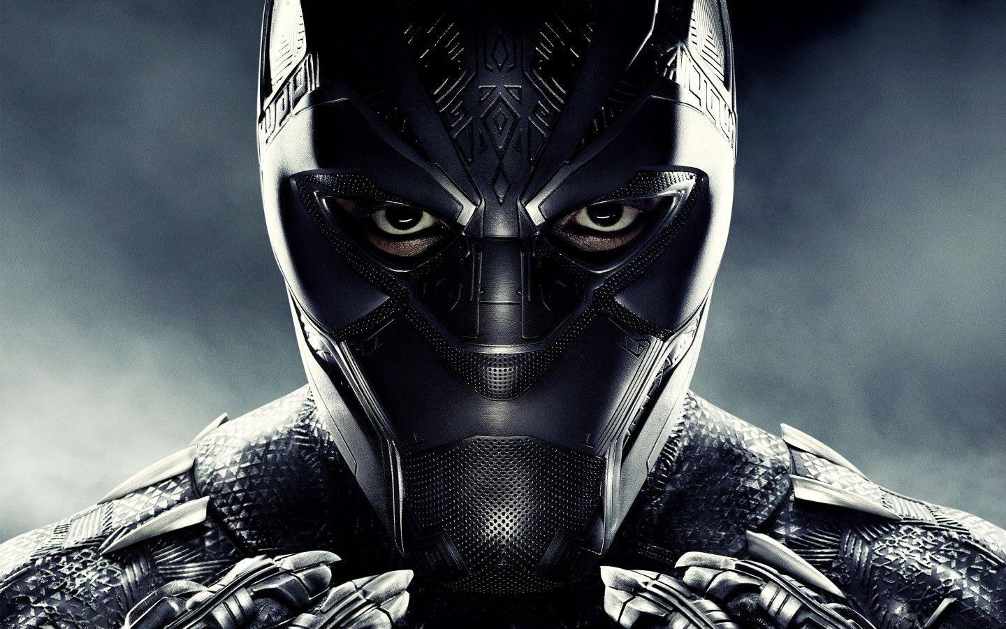 Download 1440x900 Black Panther, Suit, Mask Wallpaper for MacBook