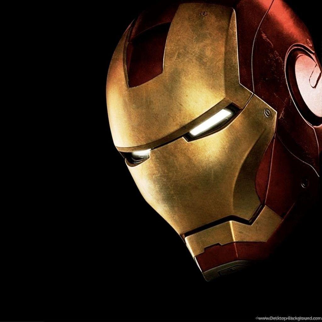 Download Iron Man Mask Wallpaper For iPad 2 Desktop Background