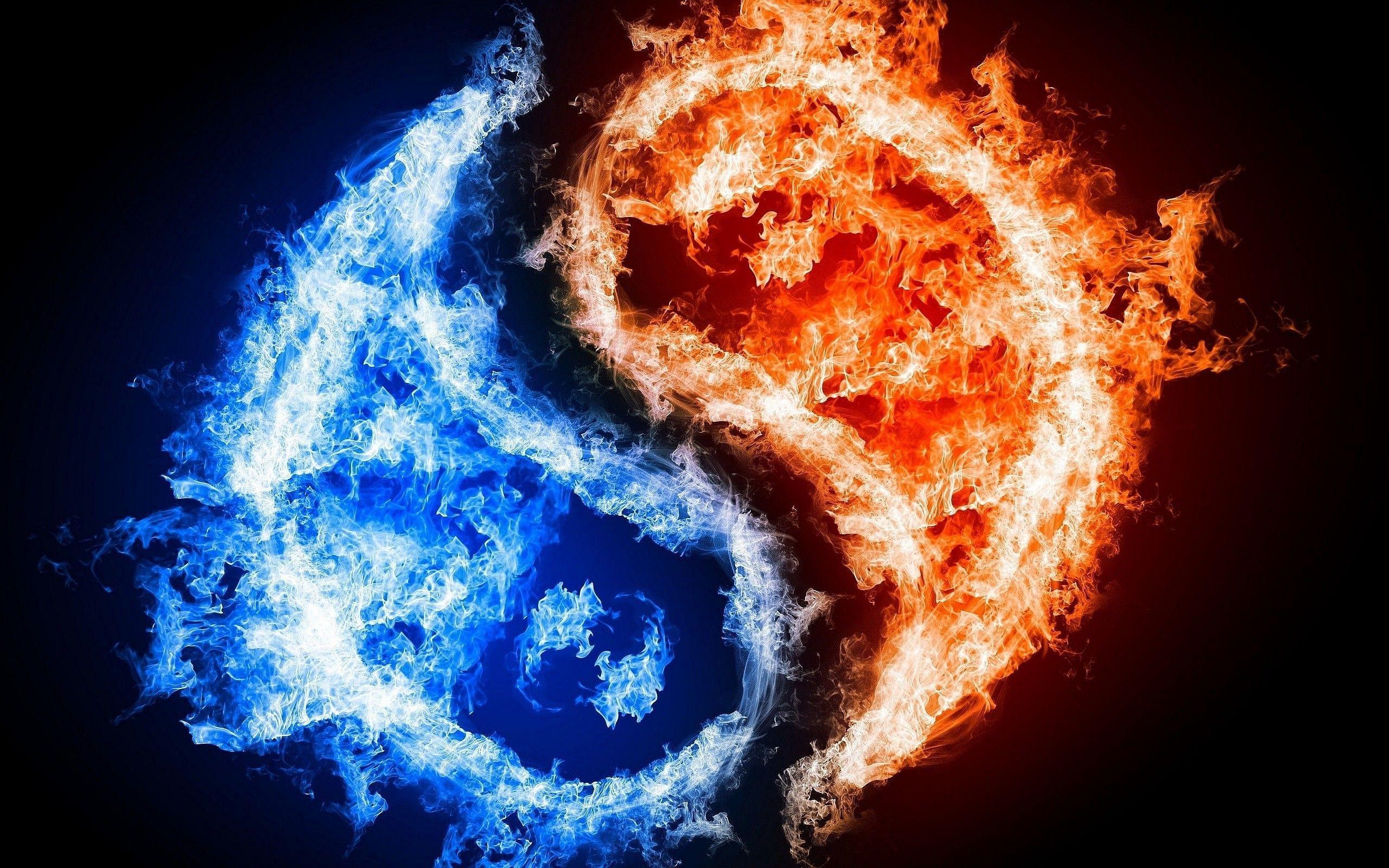 Fire and Ice Wallpaper Free Fire and Ice Background