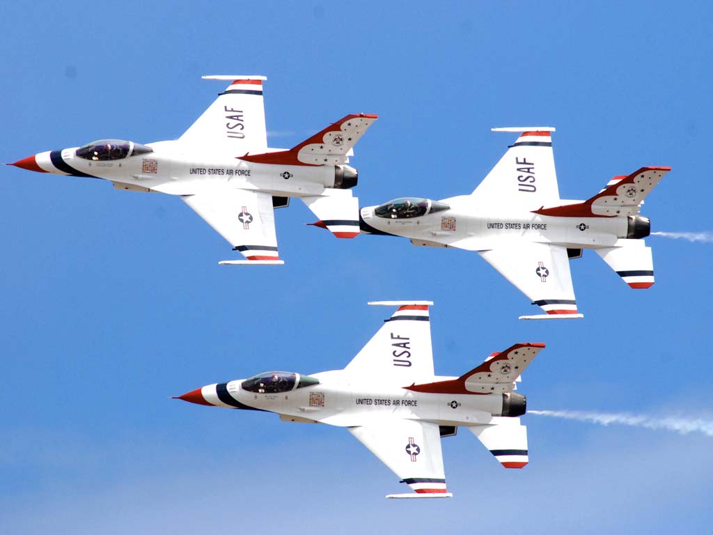 Awesome Aircraft Wallpaper:. Aircraft Thunderbirds F16 Plane