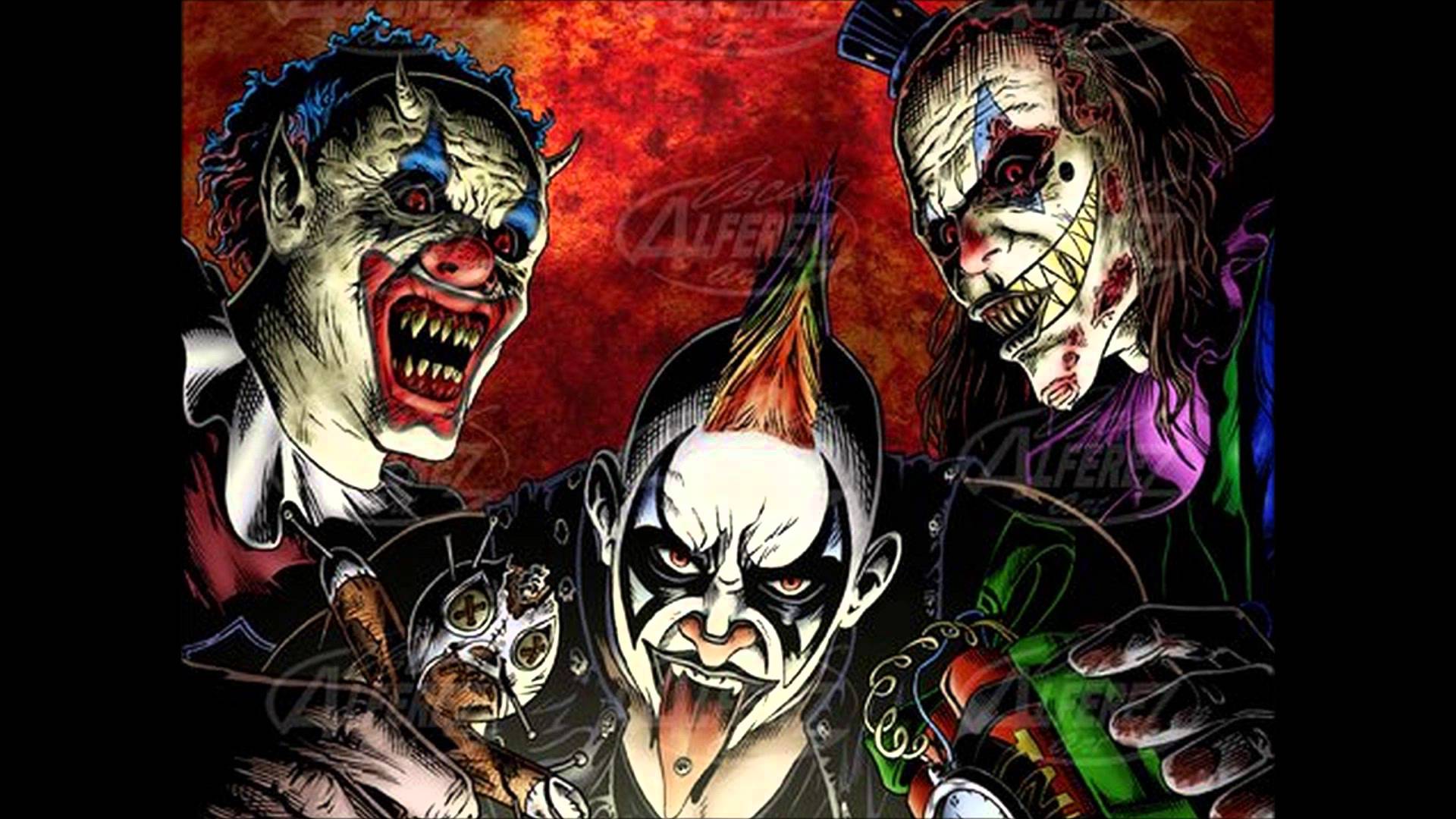 Horrors Clowns Wallpaper
