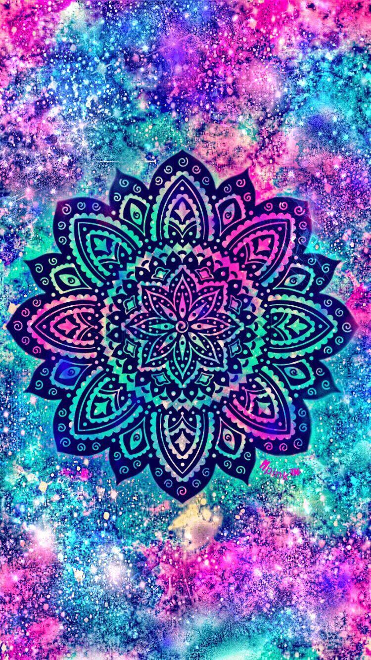 Shimmer Mandala Galaxy IPhone Android Wallpaper I Created For