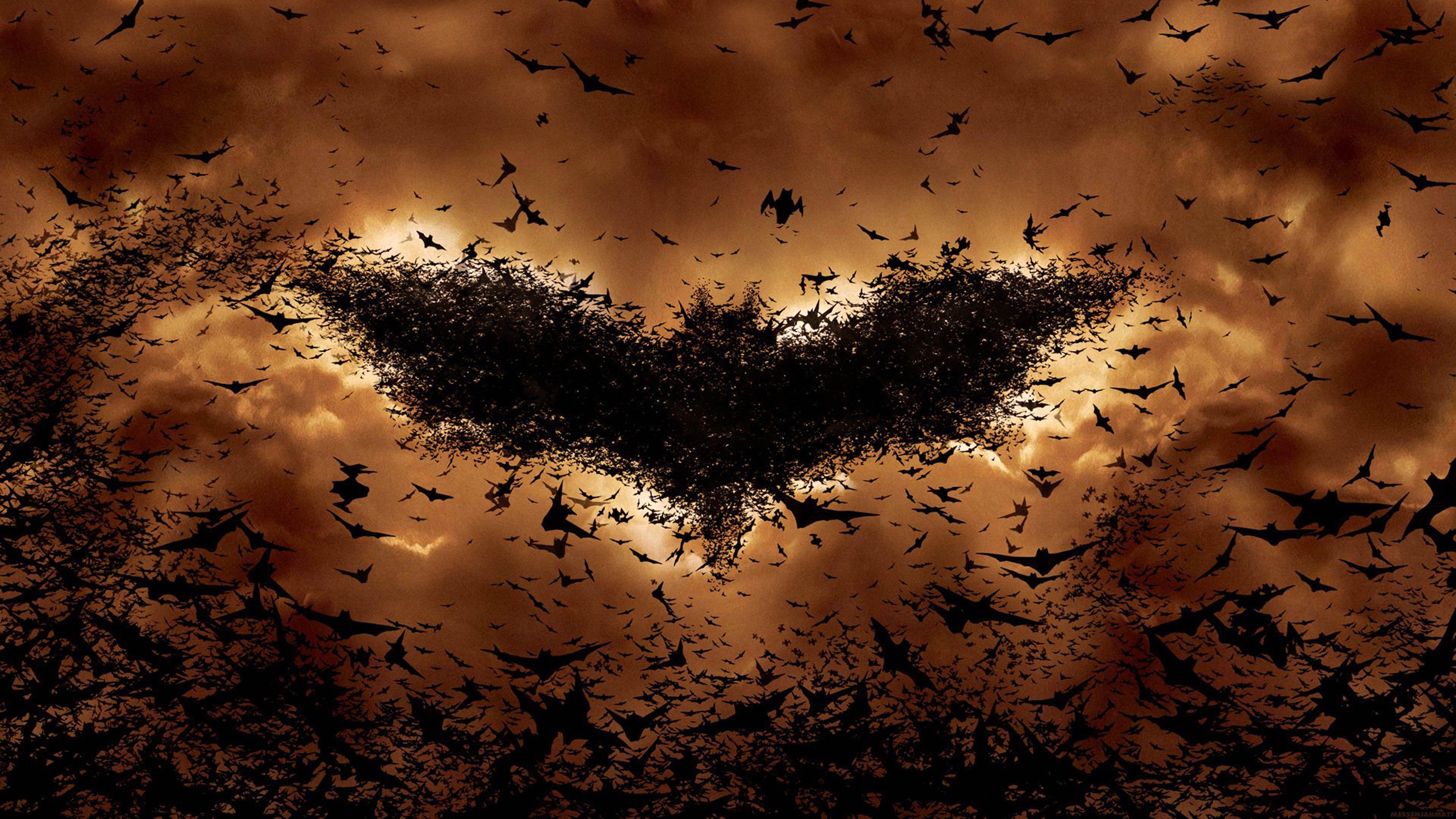 Batman Begins Bat Symbol, HD Superheroes, 4k Wallpaper, Image