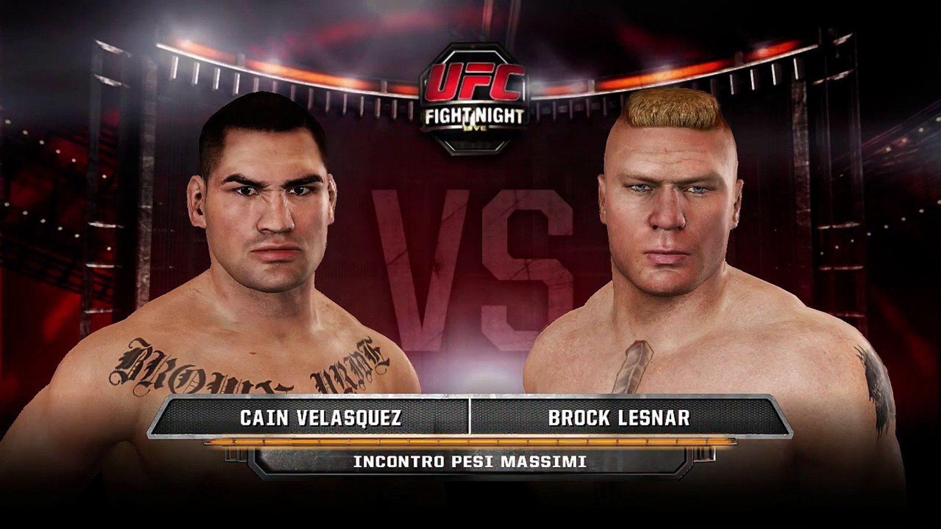 UFC Cain Velasquez vs Brock Lesnar