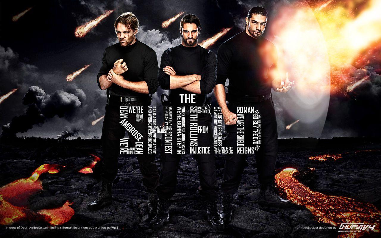 The Shield. the shield justice isnt free. Wwe roman reigns