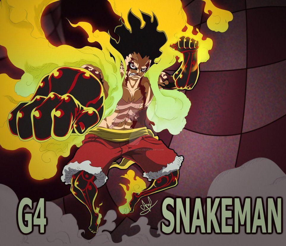 luffy gear4 snake man. one piece. One piece, Manga, Anime