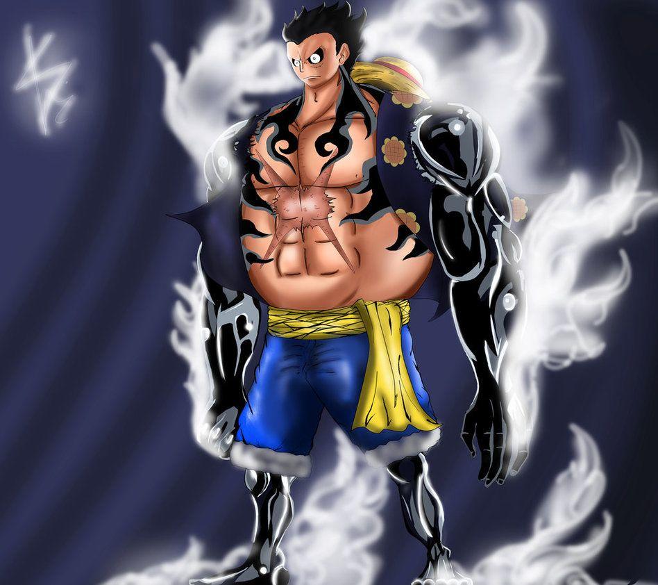 Picture Of One Piece Wallpaper Luffy Gear Fourth #rock Cafe