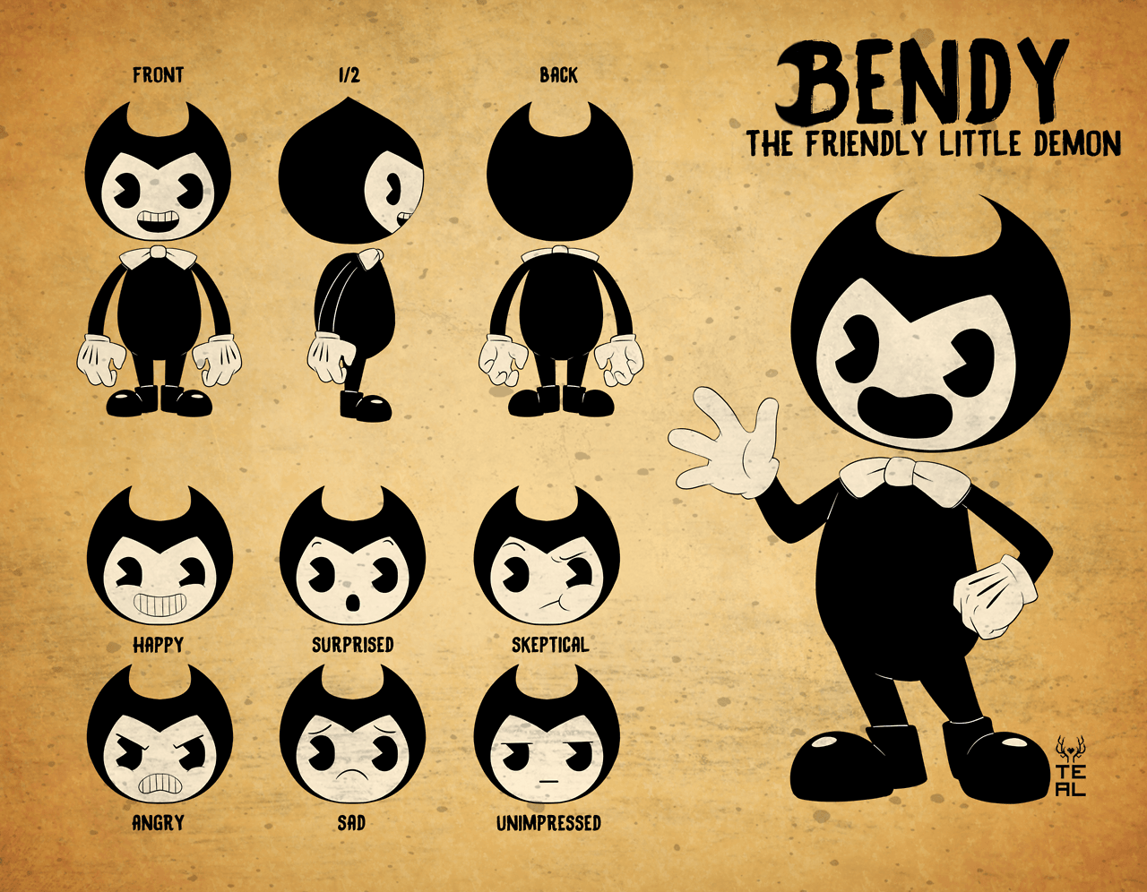 bendy and the ink machine wallpaper wallpaper cave. Cute