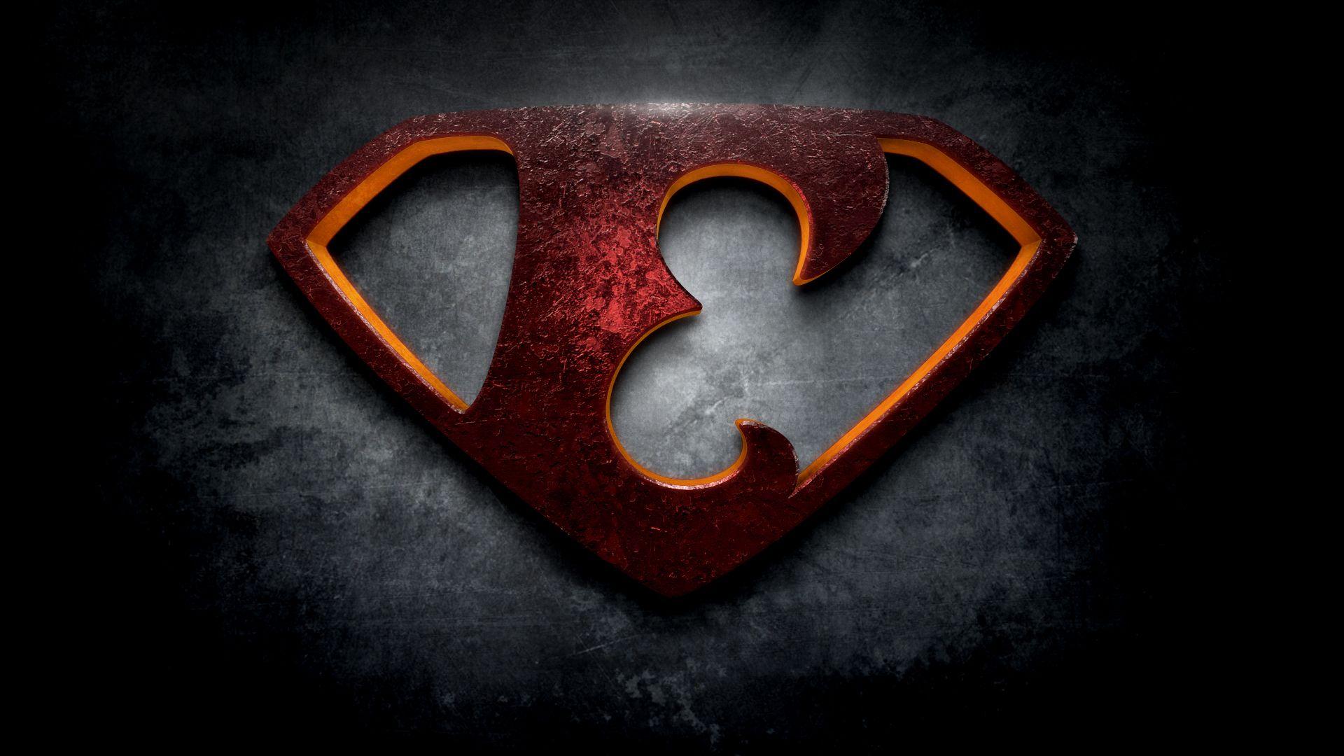 The letter E in the style of “Man of Steel”