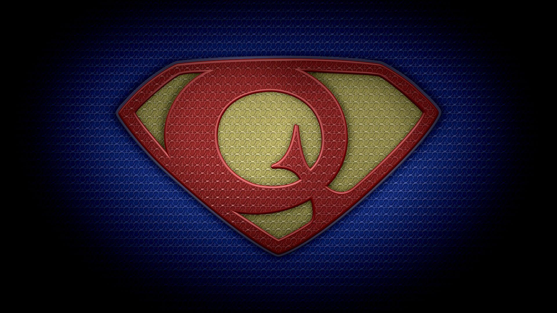 The letter Q in the style of “Man of Steel”