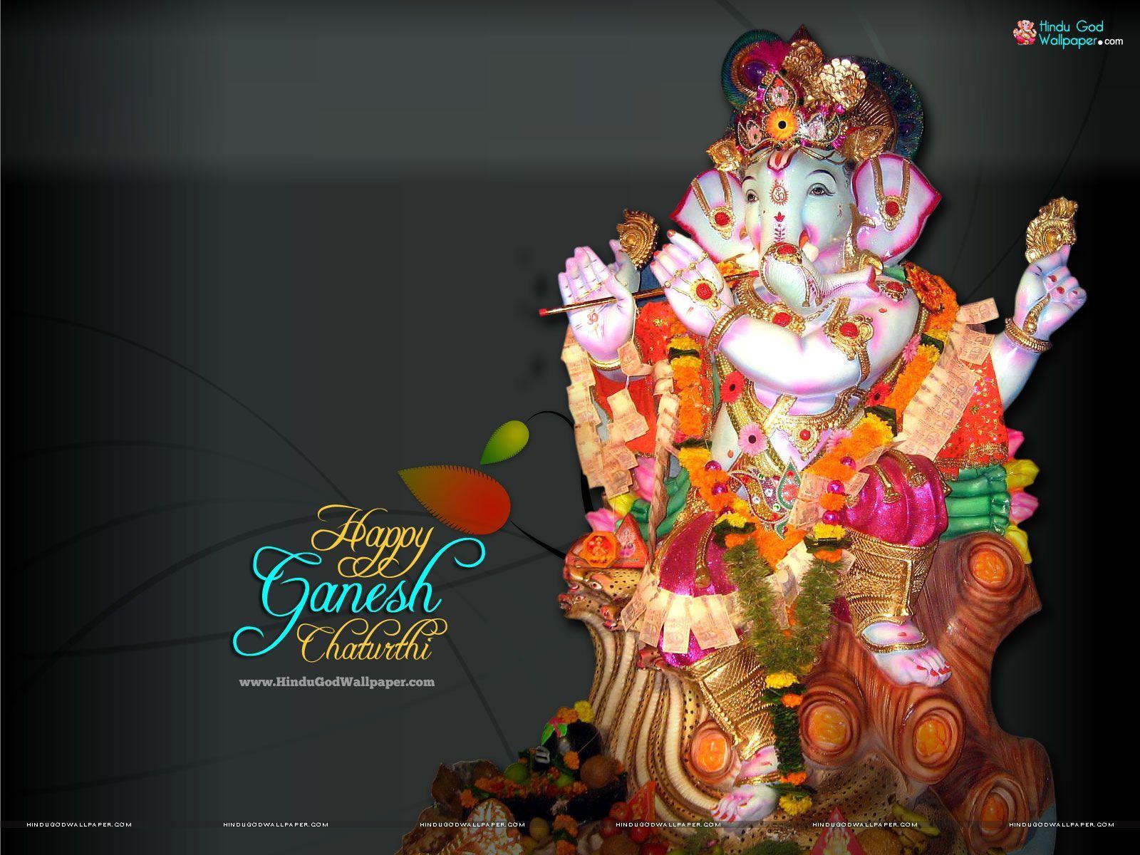 Happy Ganesh Chaturthi HD Wallpaper Free Download. Happy ganesh