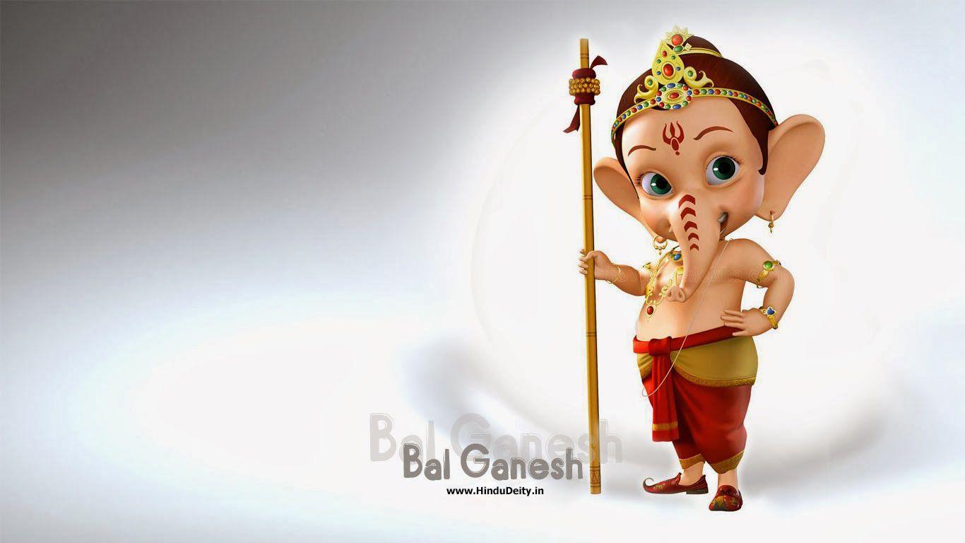 Bal Ganesh Wallpaper for Desktop. Cute Bal Ganesha Wallpaper