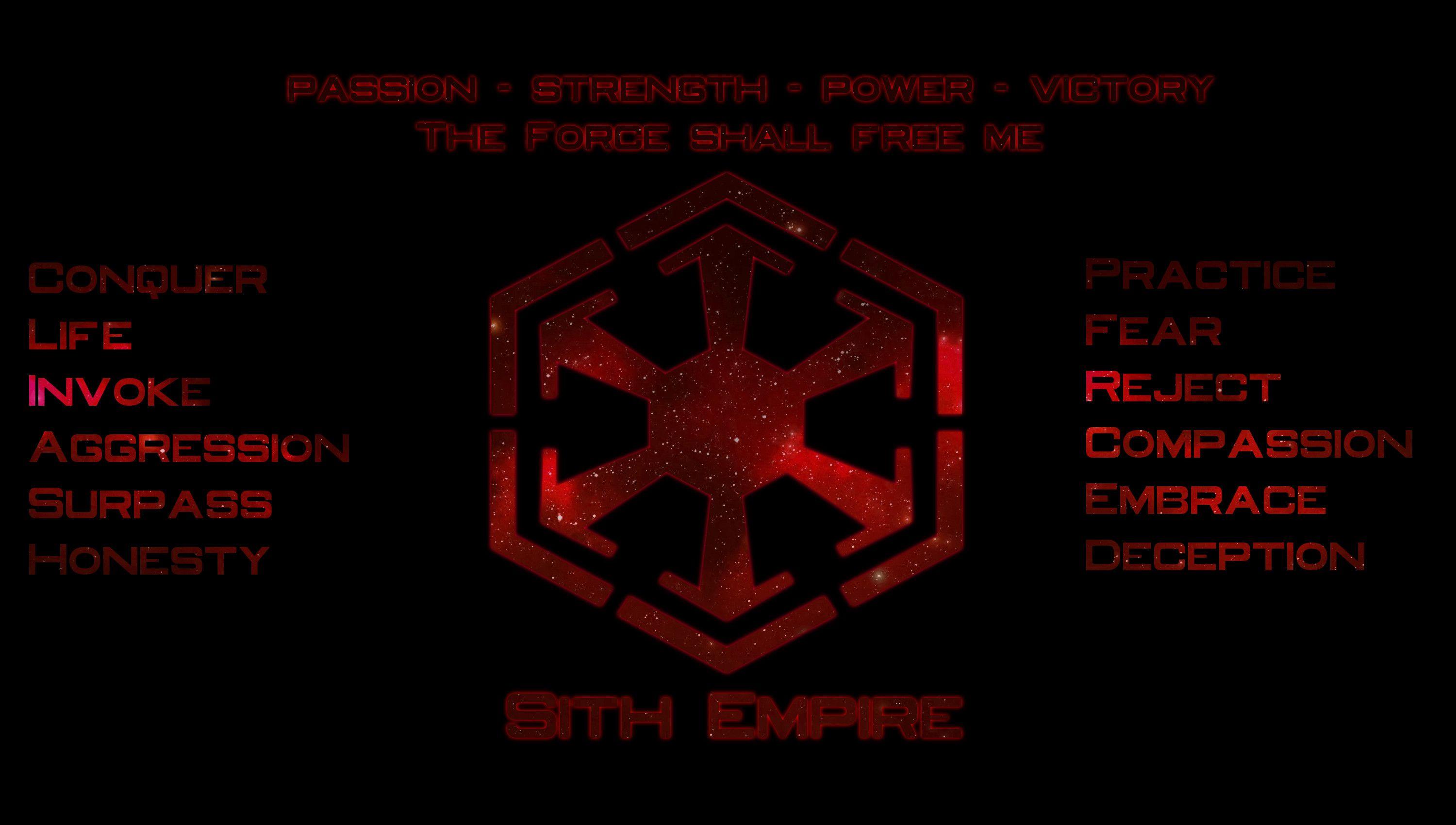 Sith Code Wallpaper