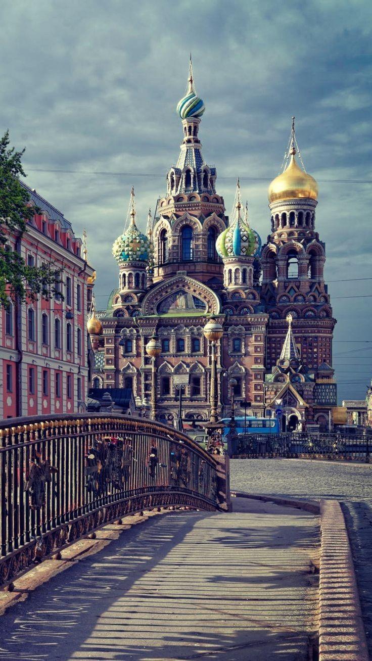 Inspirational Saint Petersburg Church Russia Wallpaper
