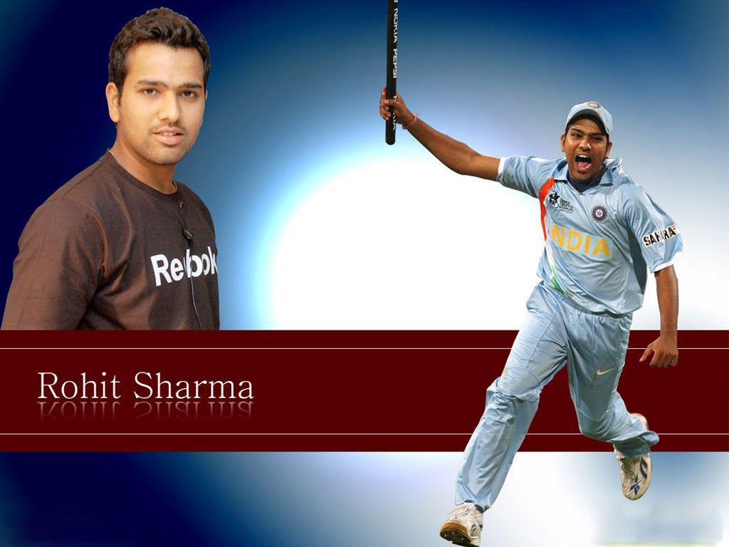 An Indian International Cricketer Rohit Sharma HD Picture