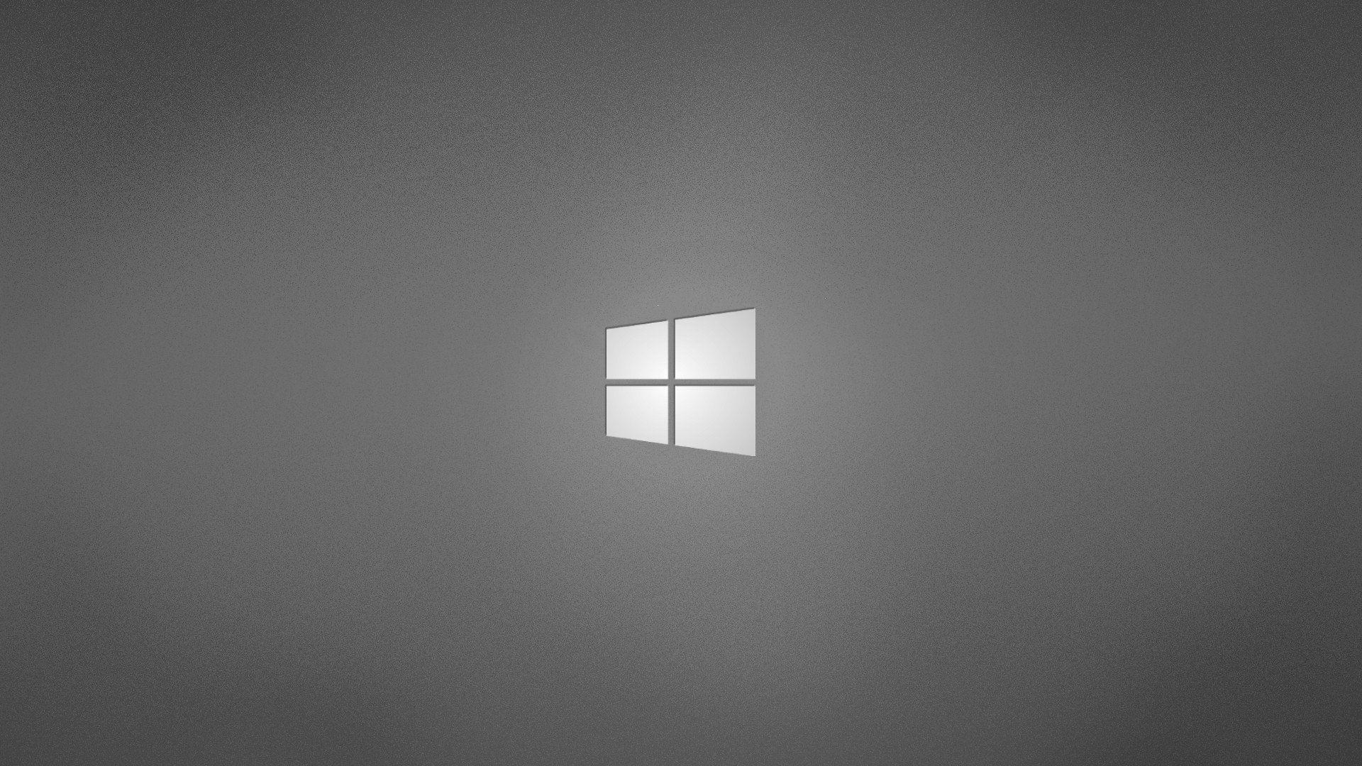 Minimalistic Gray Grey Operating Systems Windows Logo Windows