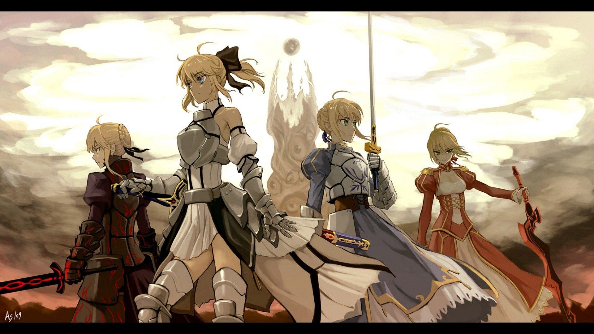 Download Fate / Stay Night Anime Characters Wallpaper