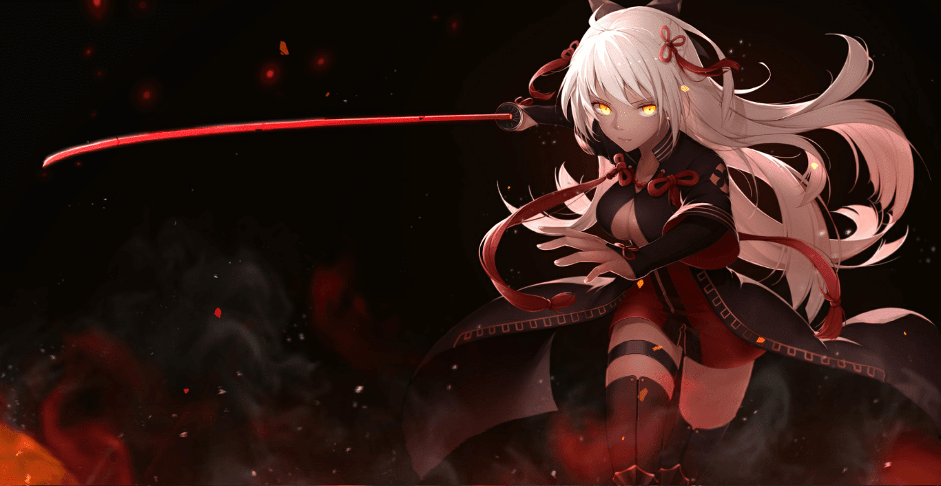 Okita Souji / Fate (60 FPS)x1080 [Wallpaper Engine Anime]