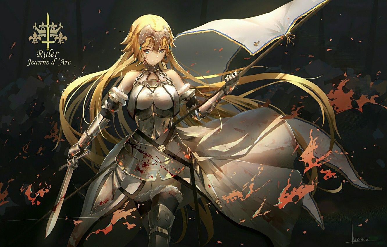 Wallpaper Look, Girl, Armor, Anime, Warrior, Art, Fate Apocrypha Image For Desktop, Section сёнэн