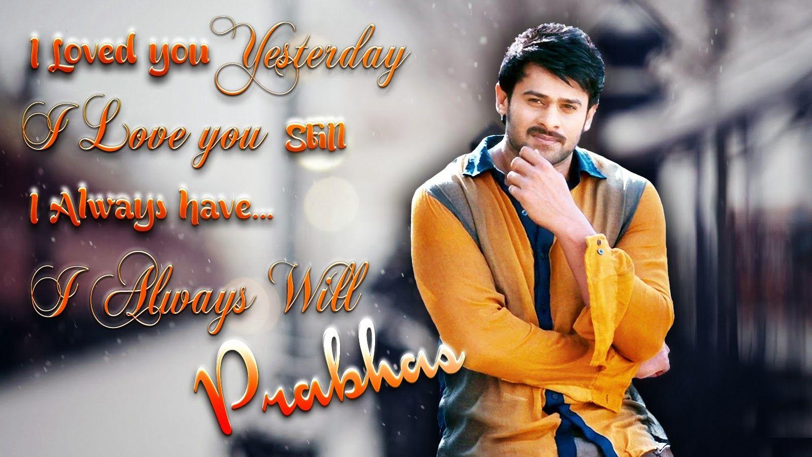 Prabhas (Bahubali) HD Wallpaper and Pics. South Indain Actors