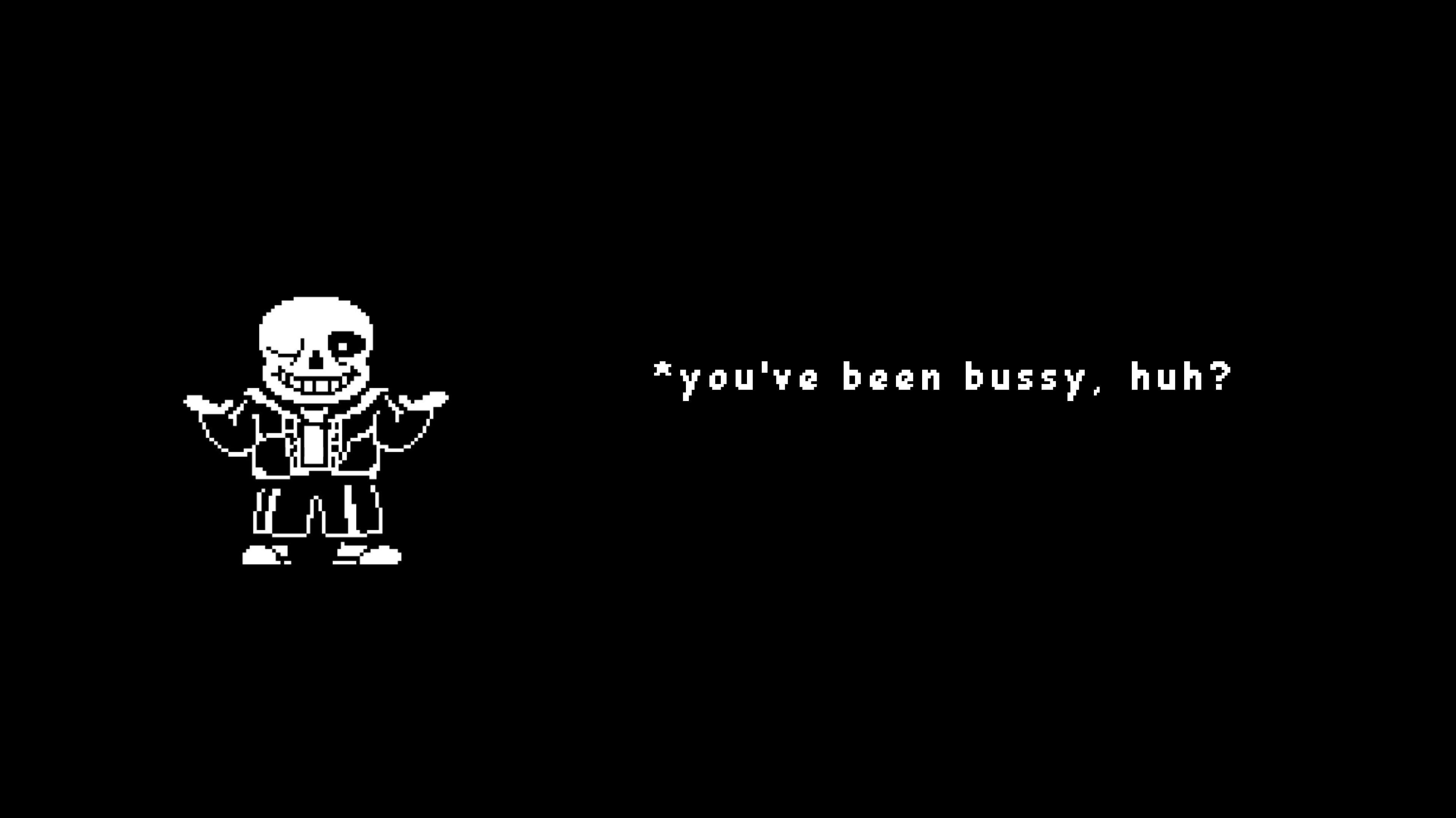 Download Undertale Sans ready to take on the world Wallpaper