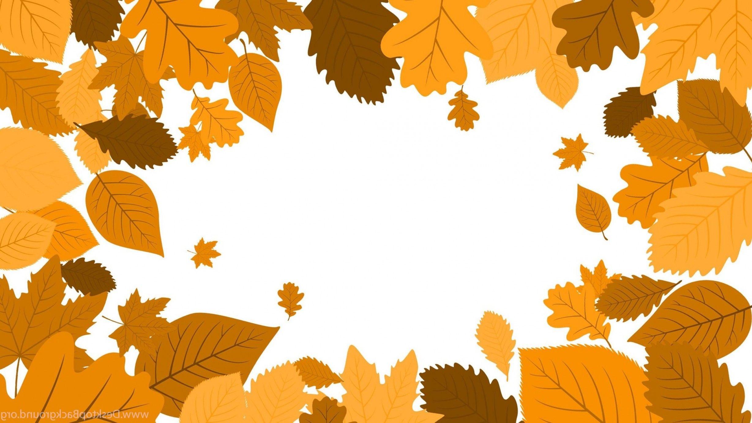 Falling Leaves Wallpaper Vector Wallpaper