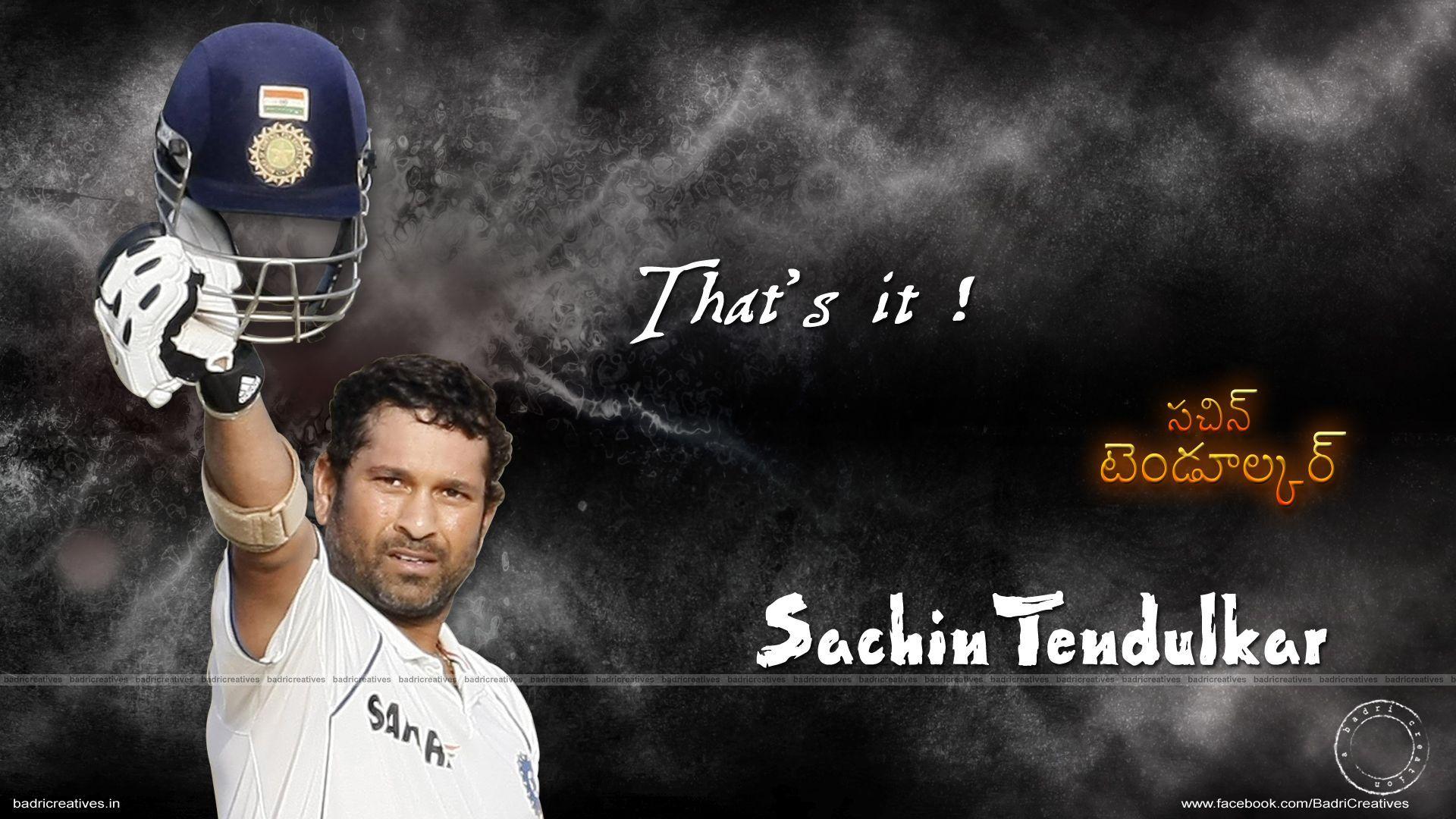 Sachin Tendulkar HD Wallpaper. Sports HQ Wallpaper. Wallpaper, HD