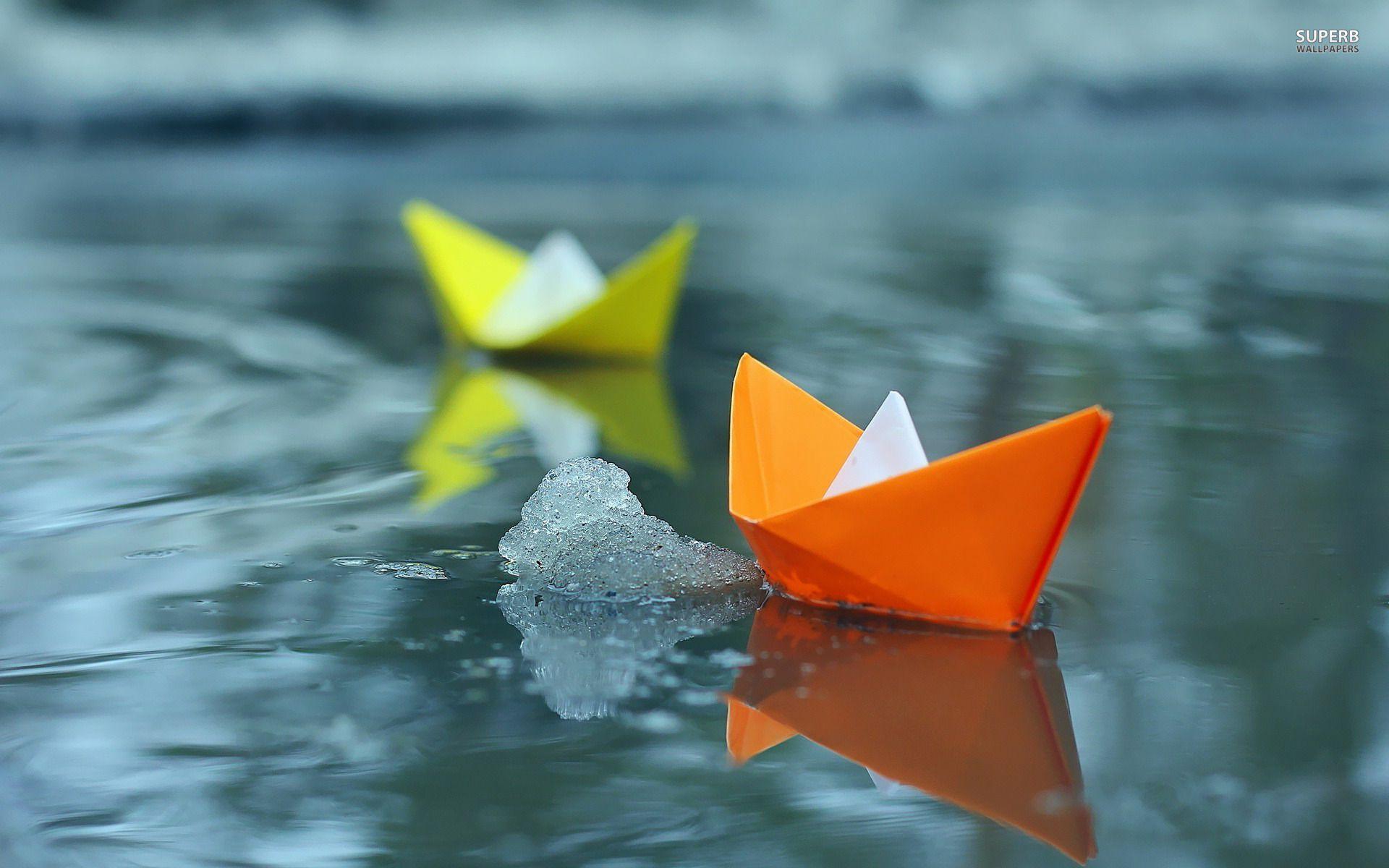Paper Boat Wallpaper For Android Download Wallpaper Laptop HD