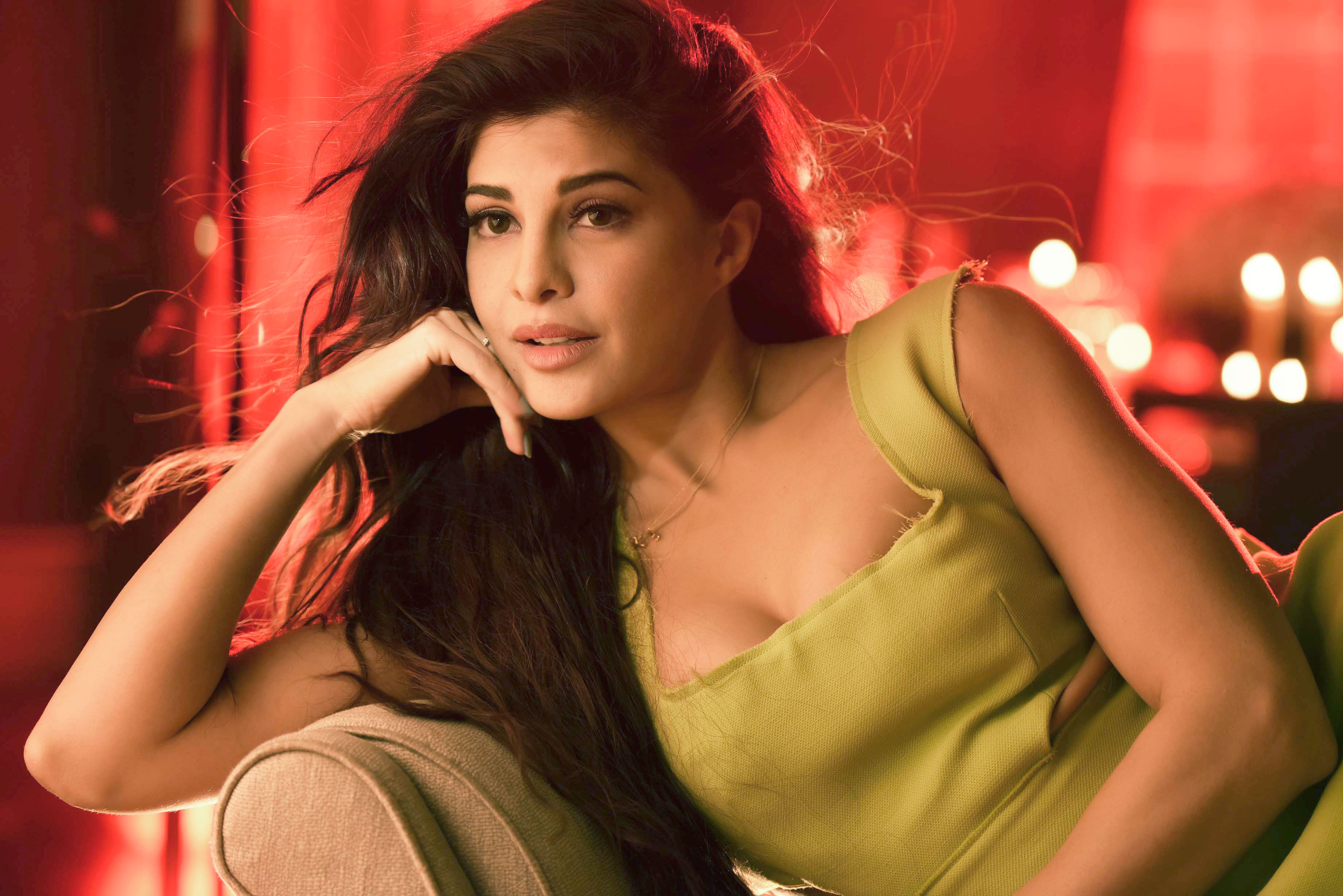 Wallpaper Jacqueline Fernandez, Bollywood, Actress, 4K, 8K