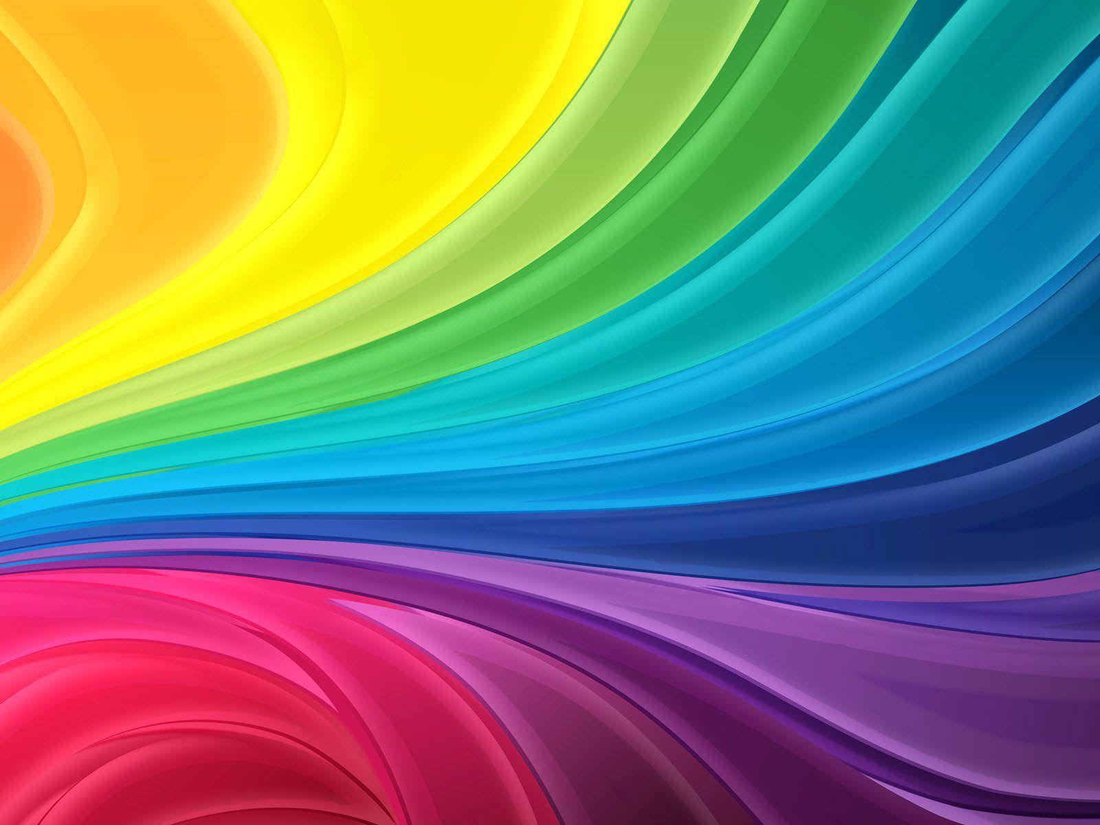 bult20: Abstract Rainbow Colours Wallpaper