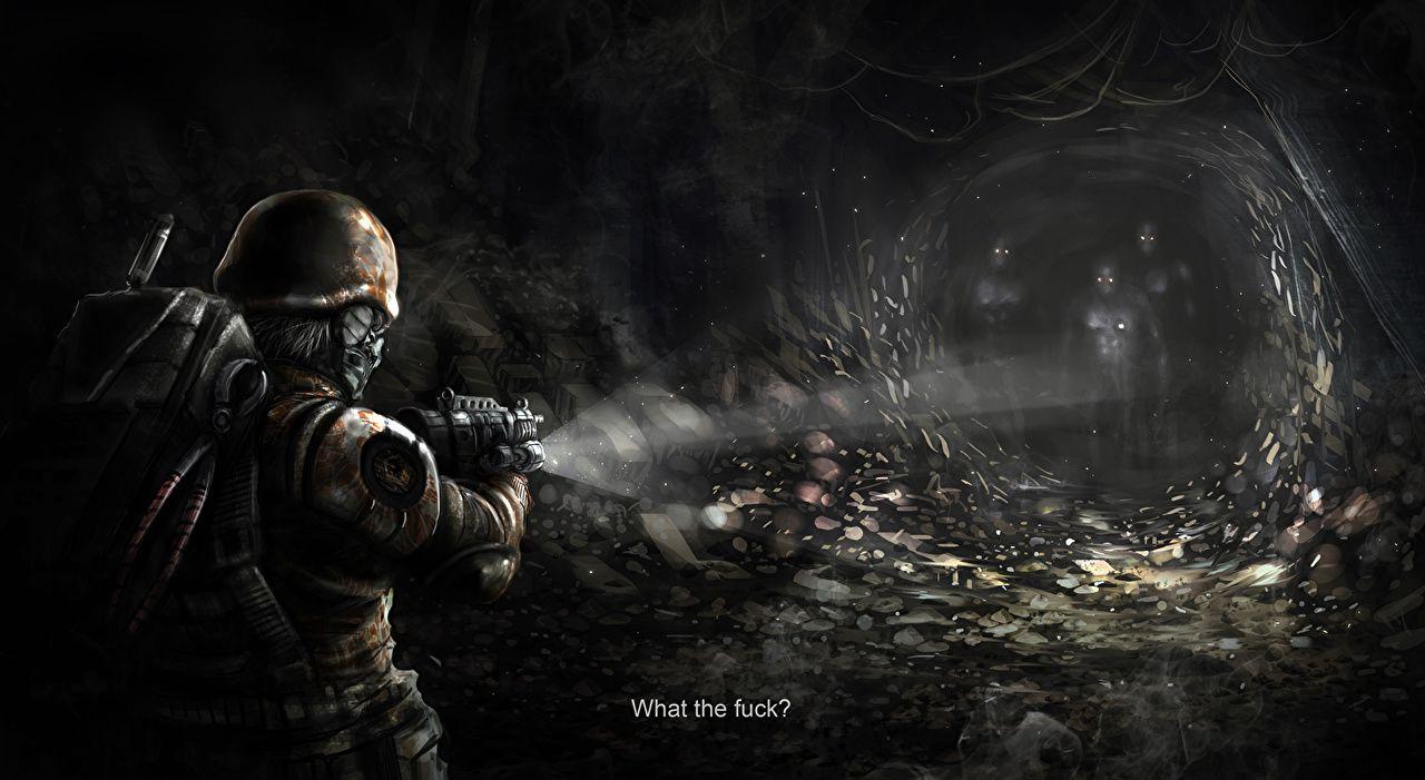 Wallpaper Ghost Soldiers Cave Fantasy