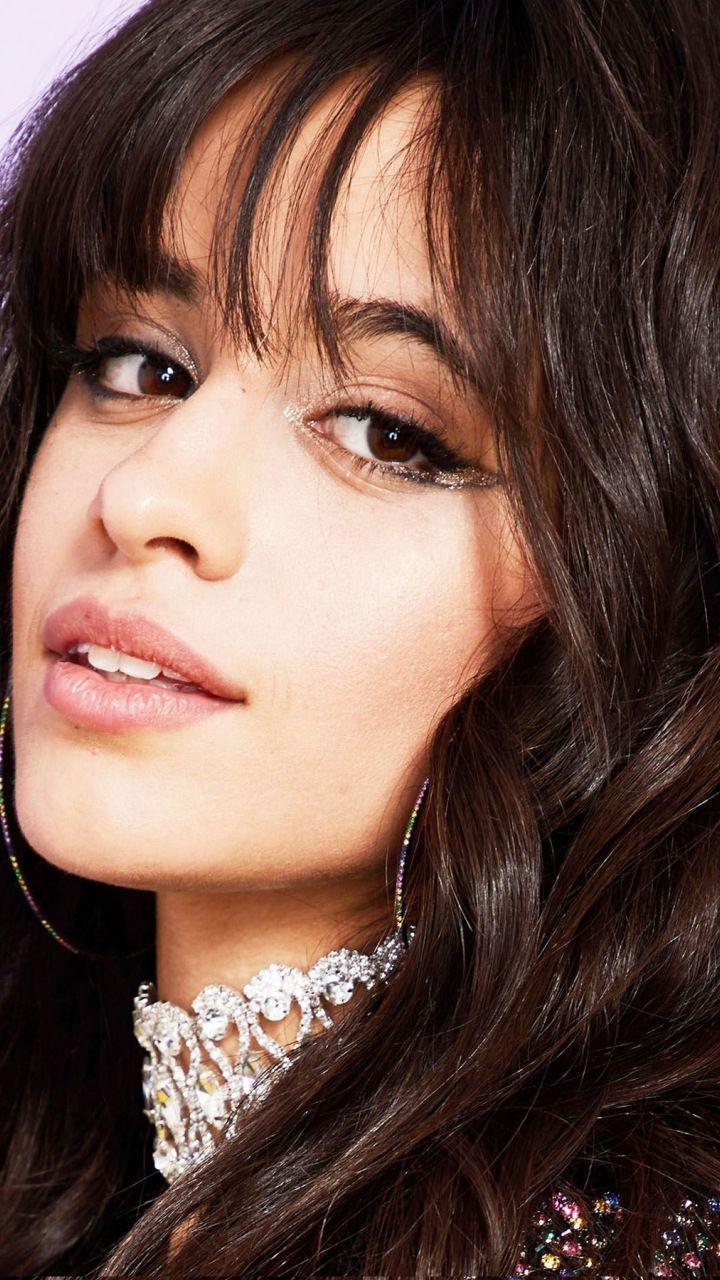 Camila Cabello, brunette, long hair, singer, 720x1280 wallpaper