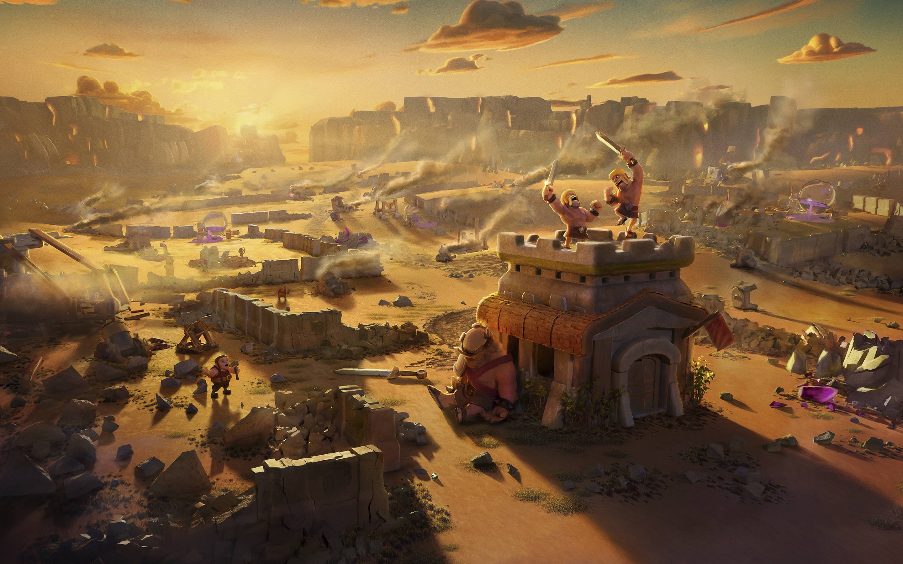 Clash Of Clans After War, HD Games, 4k Wallpaper, Image