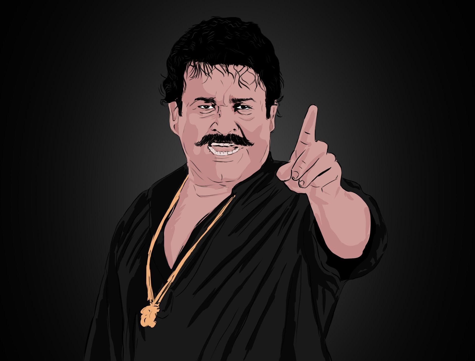 commissioned illustrations for MOHANLAL malayalam movie