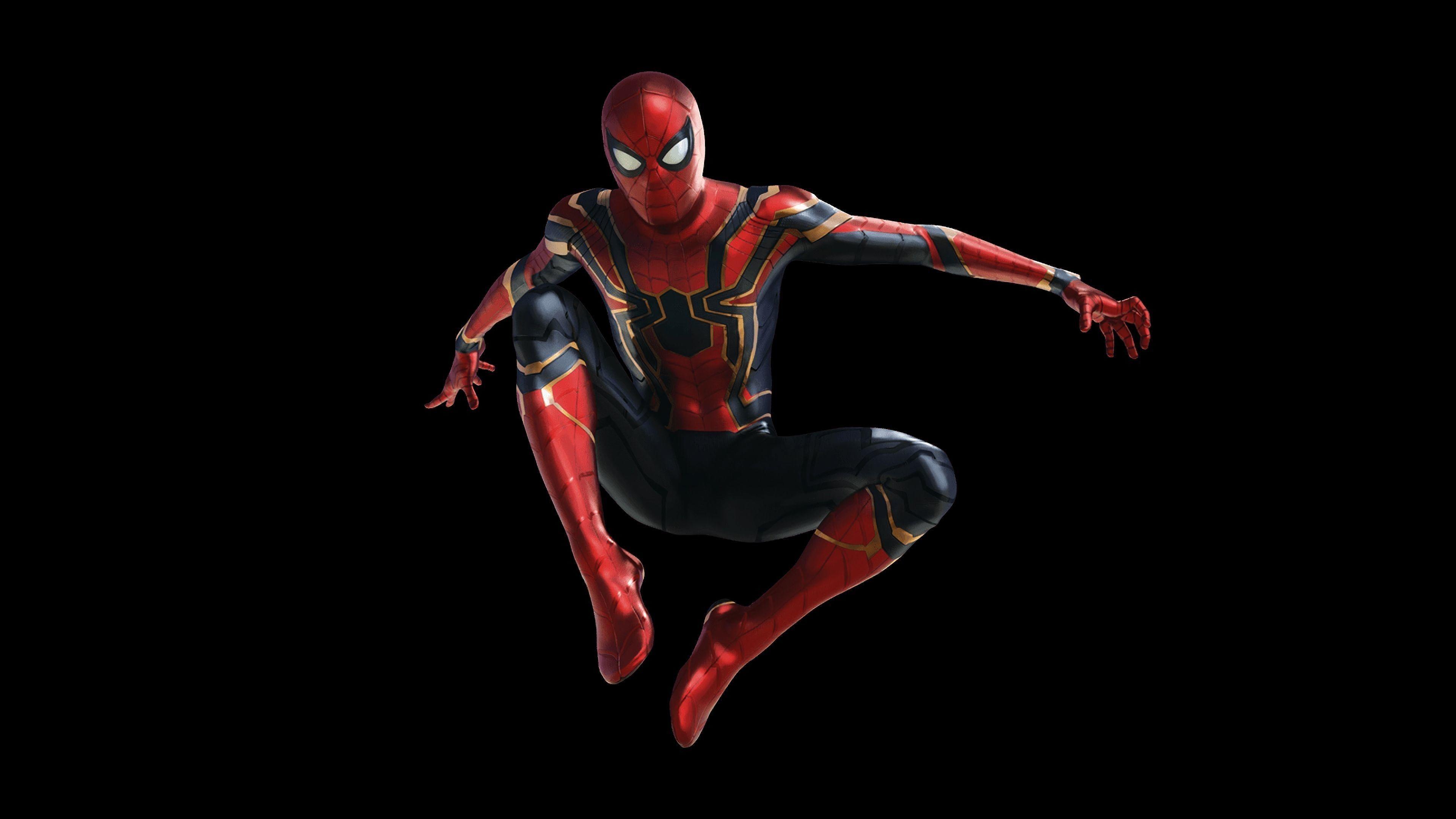 Iron Spider Man 4K Desktop Background Wallpaper