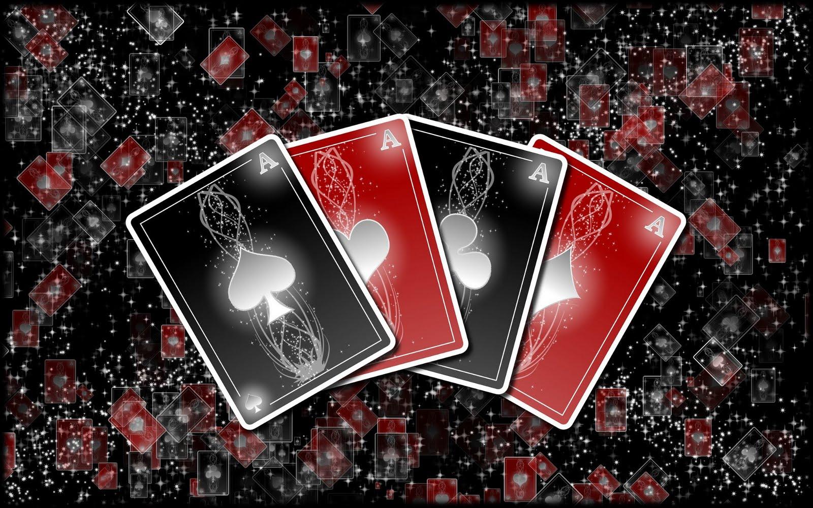 Black Playing Cards on Black Background · Free Stock Photo