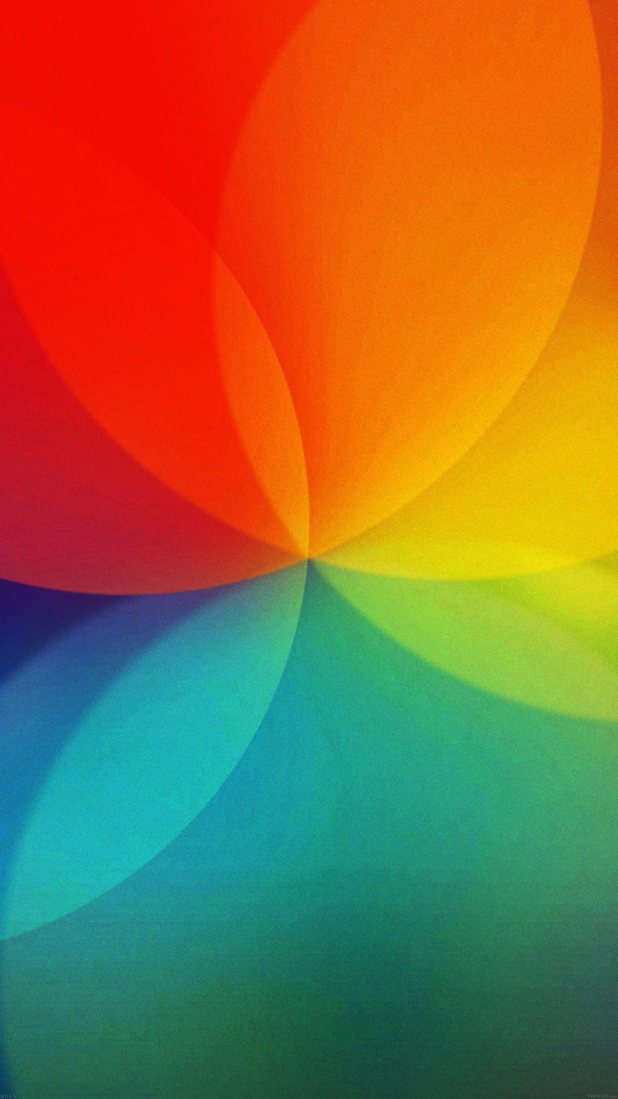 iPhone7papers g4 rainbow dark lights bokeh art