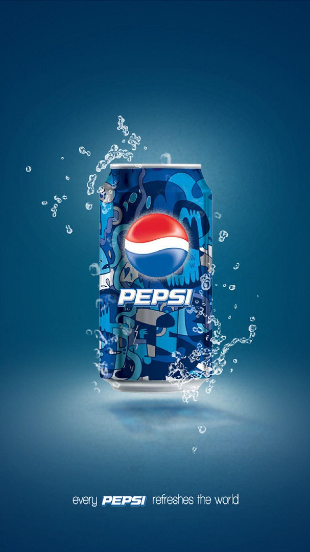 Download HD Pepsi Can Brand Beverage New Bottle Digital Wallpaper