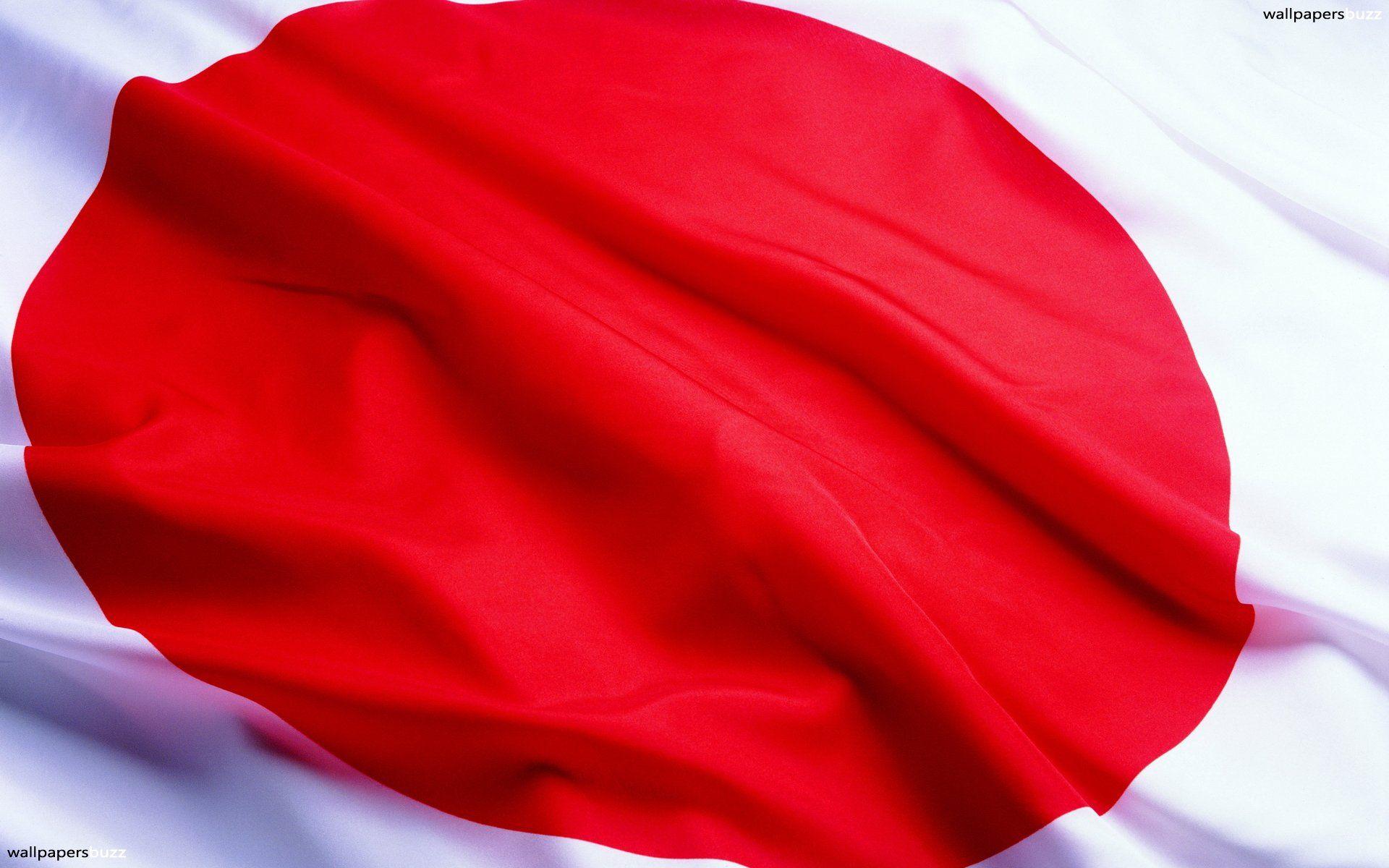 The flag of Japan HD Wallpaper