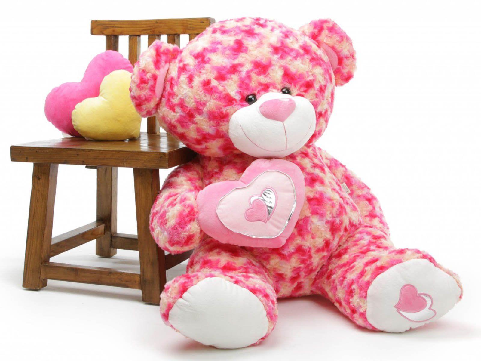 Big Pink Teddy Bear Wallpaper , Download 4K Wallpaper For Free